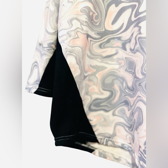 Tuckernuck Sport Hazy Marble  Ally Swing Sweatshirt Boxy XS/S Pink Oversized - Picture 12 of 12